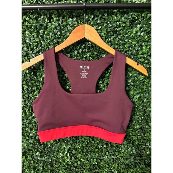 Splits59 Two Tone Dream Sports Bra Sz Small NWOT Anthropologie - Picture 1 of 3